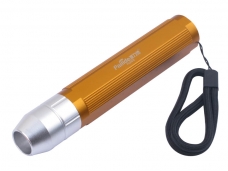 10CM Ruler CREE LED Mini Torch Yellow Light Waterproof Flashlight for Jade Appreciation - Orange